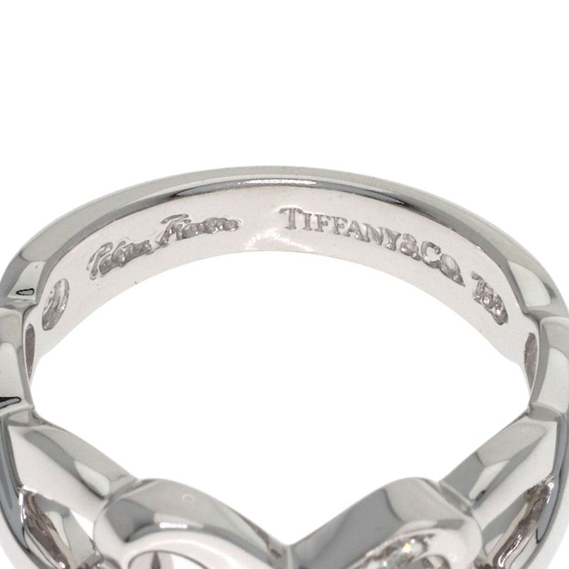Tiffany & Co Loving Heart Diamond Ring 18k White Gold