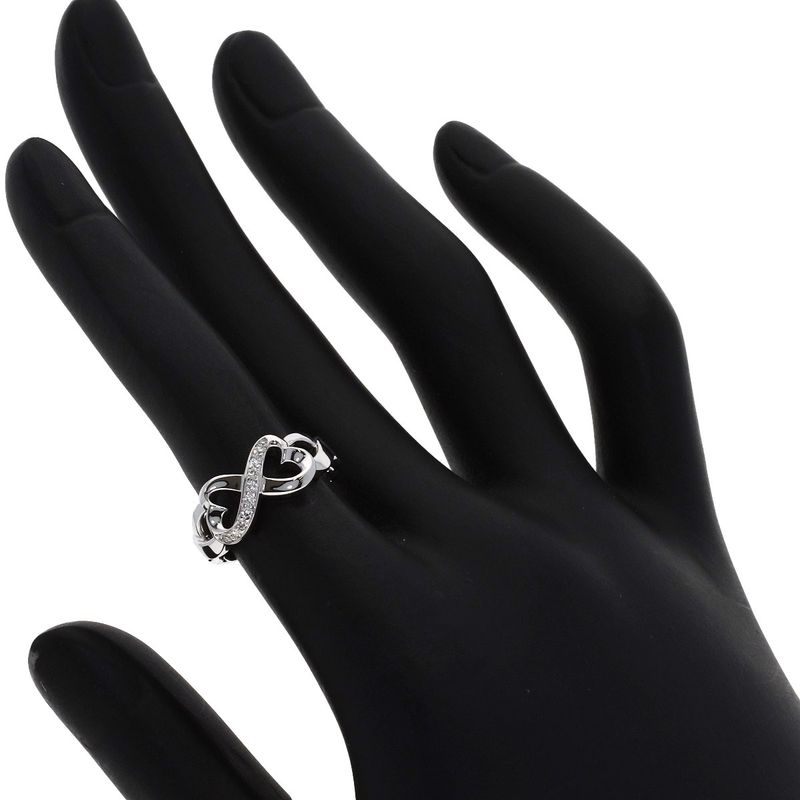 Tiffany & Co Loving Heart Diamond Ring 18k White Gold