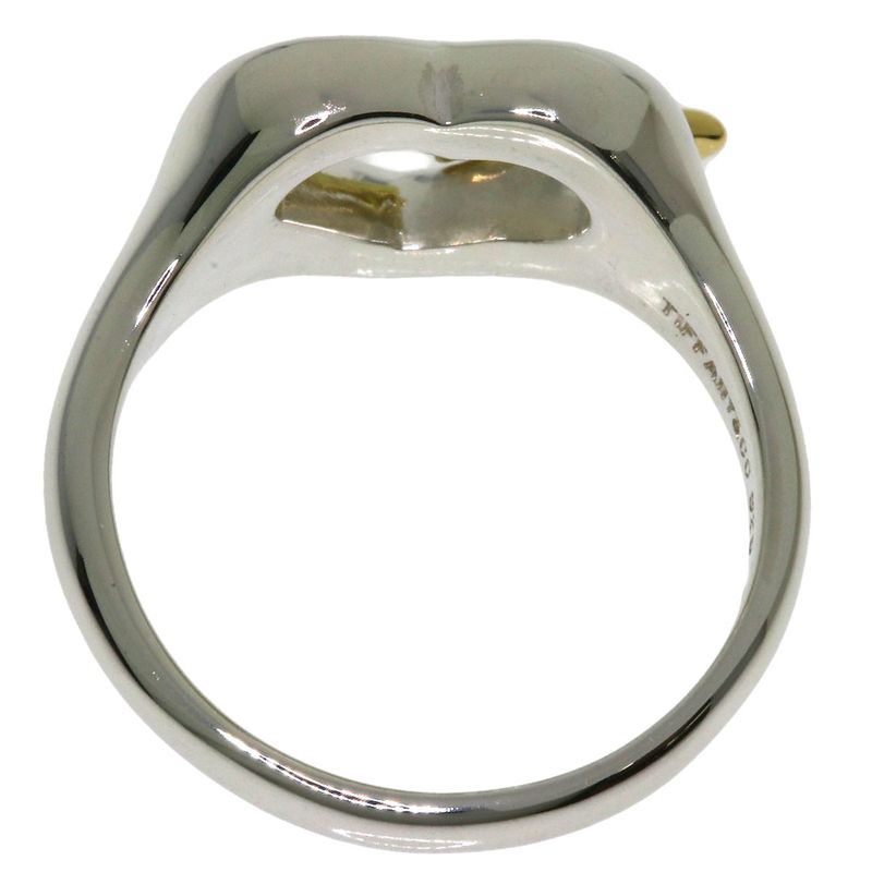 Tiffany & Co Heart Ribbon Ring 18k Yellow Gold