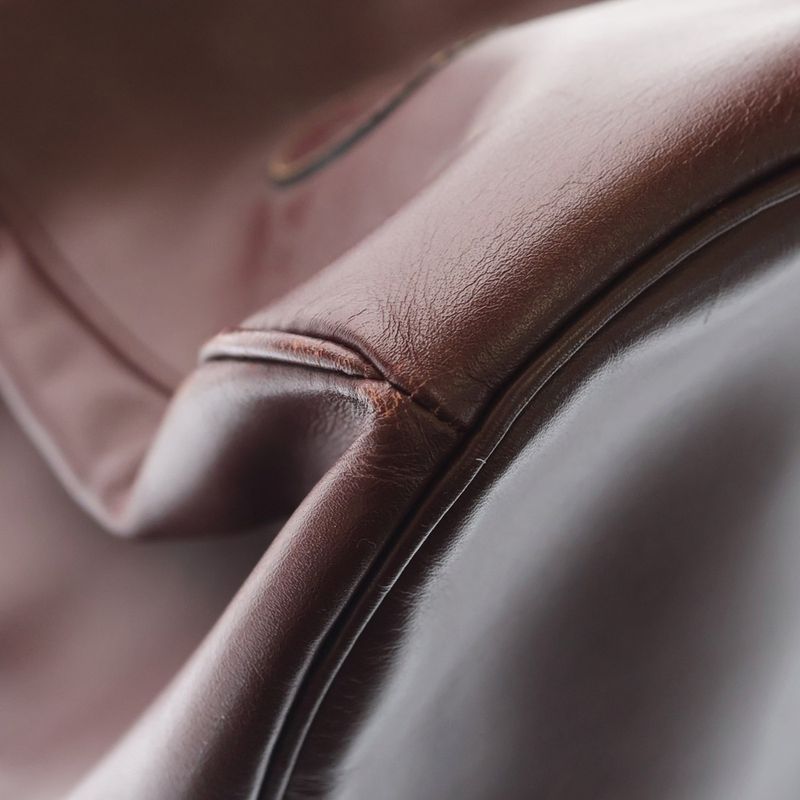 Cartier Must Have Line Leather Drawstring Shoulder Bag Burgundy