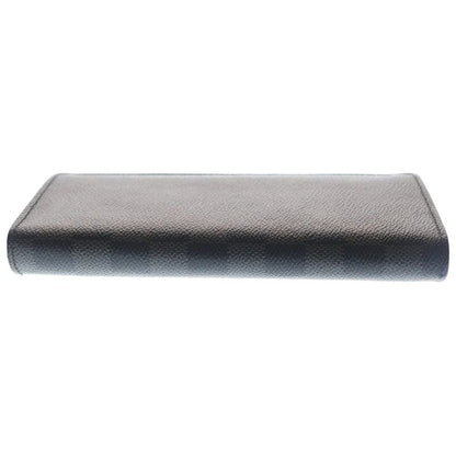 Louis Vuitton Mie Graphite Portefeuille Brazza Wallet Card Case Black Leather