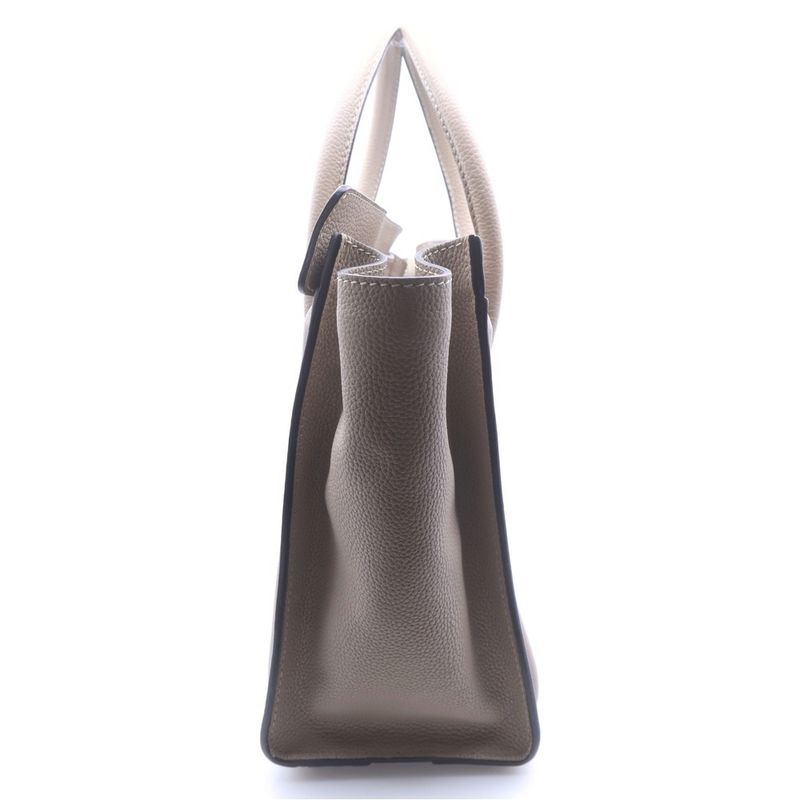 Celine Luggage Micro Beige Leather Handbag