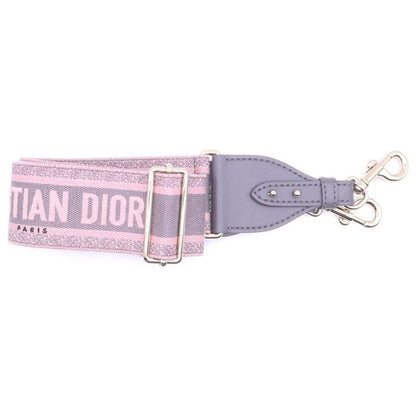 Dior Lady Wicker 2-Way Shoulder Bag Beige Pink Raffia
