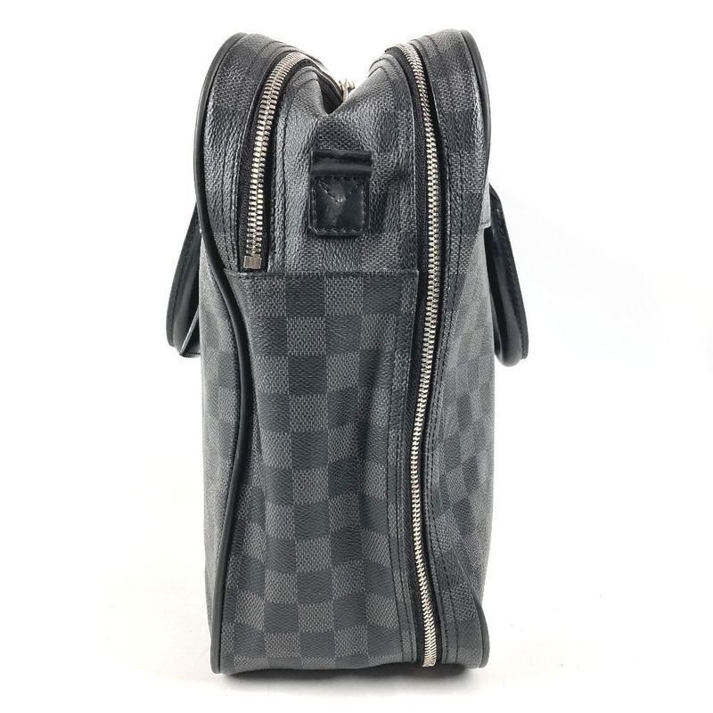 Louis Vuitton Business Bag Overnight Damier Graphite Canvas Black