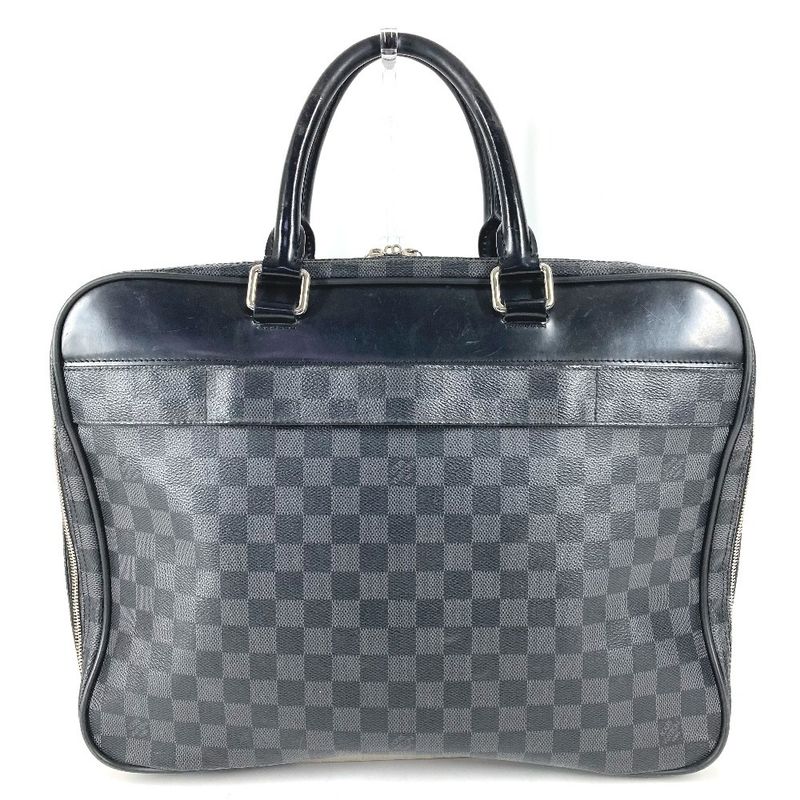 Louis Vuitton Business Bag Overnight Damier Graphite Canvas Black