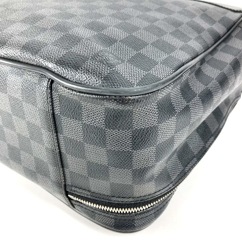 Louis Vuitton Business Bag Overnight Damier Graphite Canvas Black