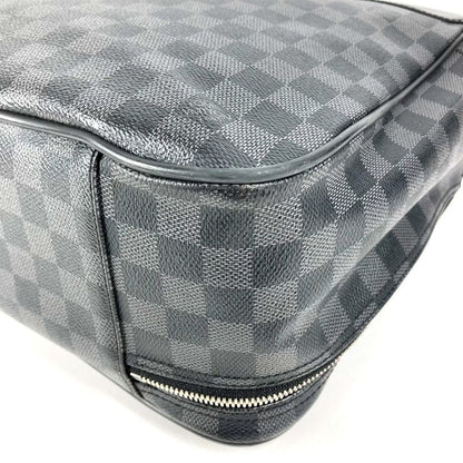 Louis Vuitton Business Bag Overnight Damier Graphite Canvas Black