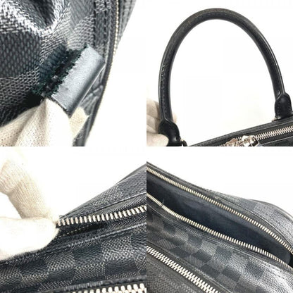 Louis Vuitton Business Bag Overnight Damier Graphite Canvas Black
