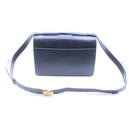 Dior 30 Montaigne Cdlogo Leather Shoulder Bag Gold Black