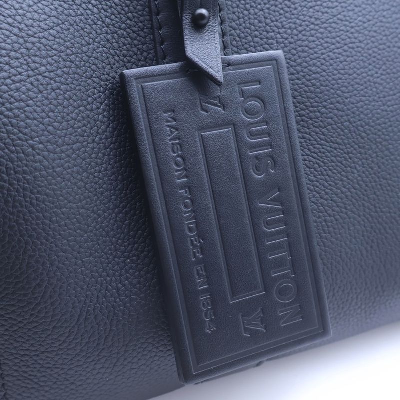 Louis Vuitton LV Aerogram City Keepall Shoulder Bag Black