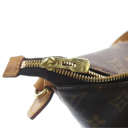 Louis Vuitton Sharon Stone Amfar Three Monogram Leather Shoulder Bag Gold Brown