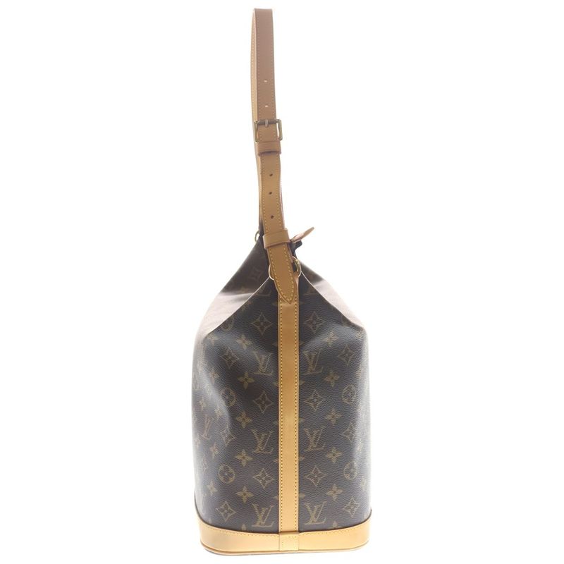 Louis Vuitton Sharon Stone Amfar Three Monogram Leather Shoulder Bag Gold Brown
