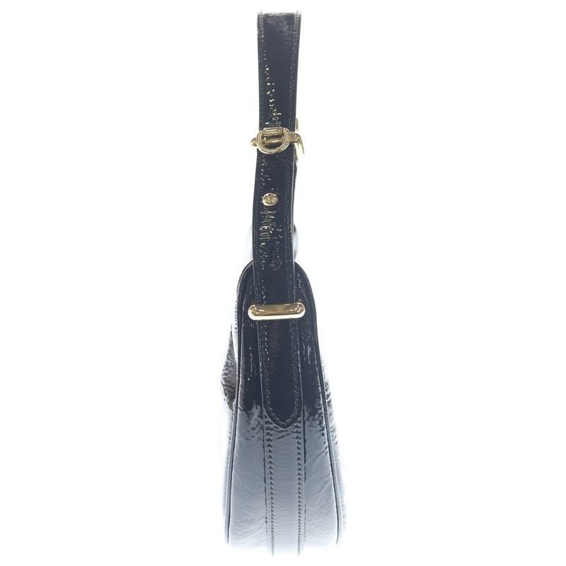 Prada Ake Shoulder Bag Black Gold
