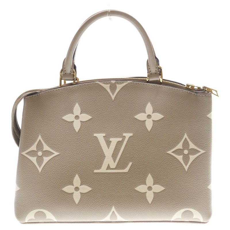 Louis Vuitton Monogram Empreinte Petit Palais PM Bicolor 2-Way Tote Shoulder