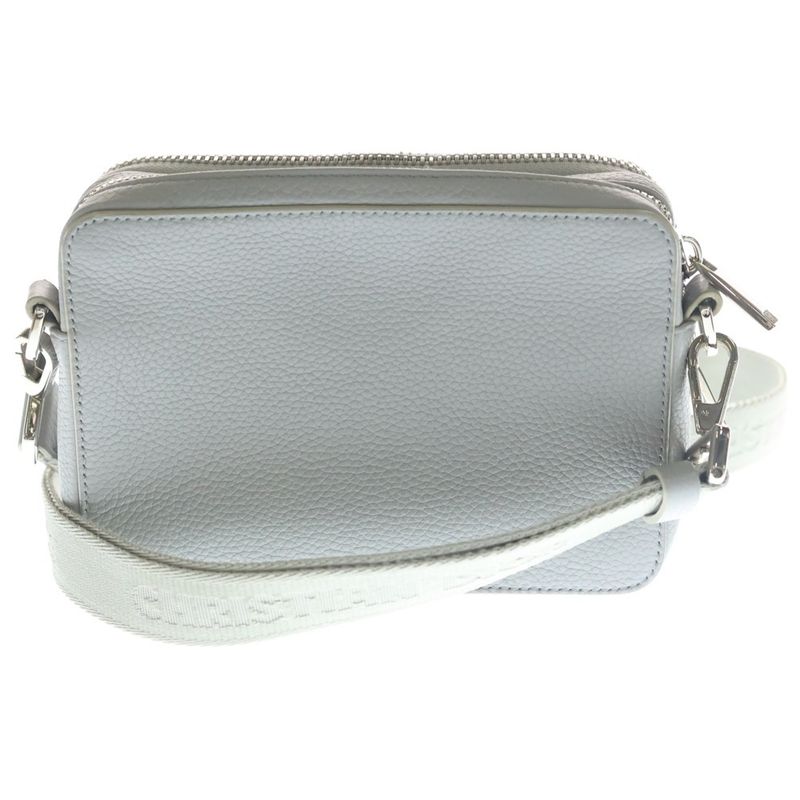 Dior Air Wings Messenger Bag Mini Gray Leather Silver