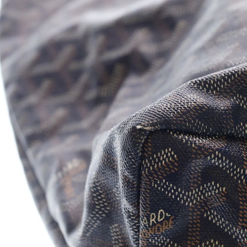 Goyard Saint Louis PM Tote Navy Blue Leather