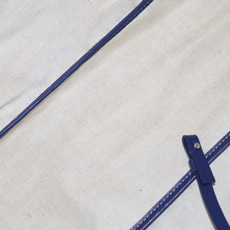 Goyard Saint Louis PM Tote Navy Blue Leather