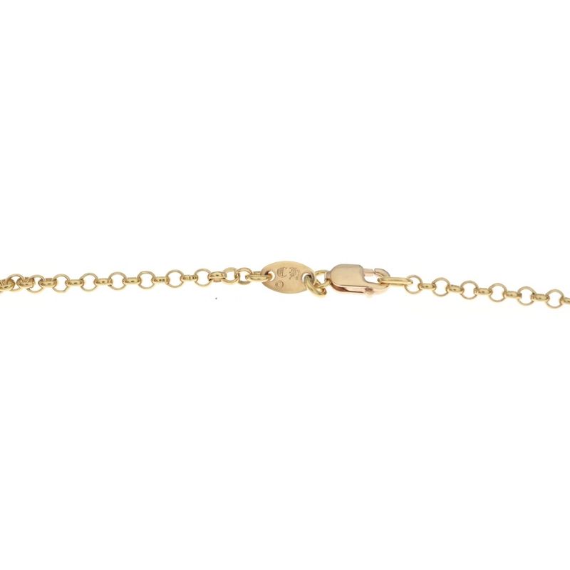 Chrome Hearts 22k Neckchain Roll Chain Necklace Gold