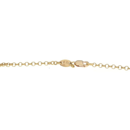 Chrome Hearts 22k Neckchain Roll Chain Necklace Gold