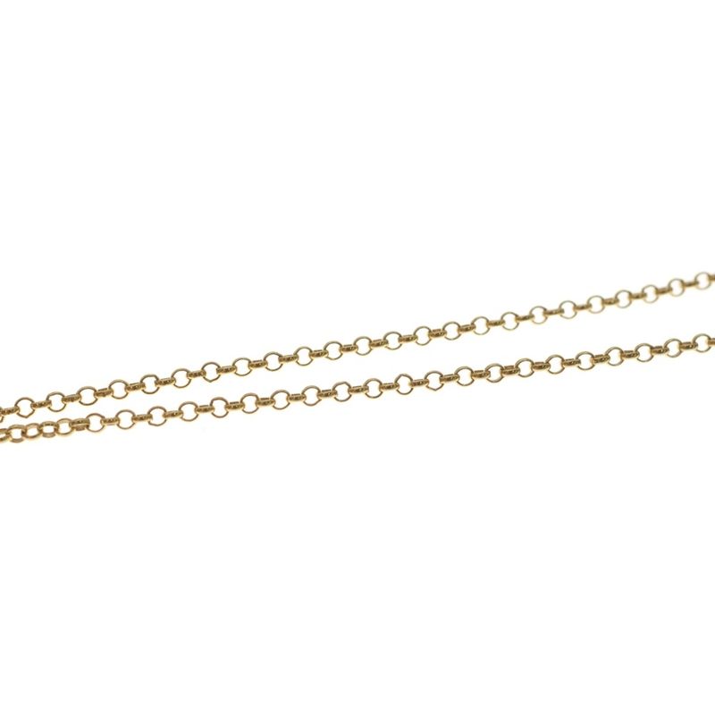 Chrome Hearts 22k Neckchain Roll Chain Necklace Gold