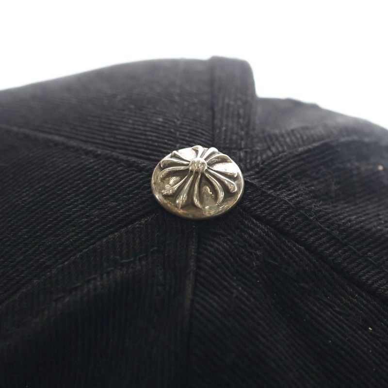 Chrome Hearts Trucker Cap Vine Daga Embroidered Cross Ball Cap Black Hat