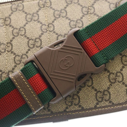 Gucci GG Supreme Belt Bag Waist Pouch Brown