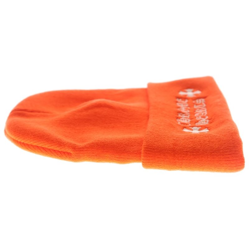 Chrome Hearts Watch Cap Logo Embroidered Beanie Orange Hat