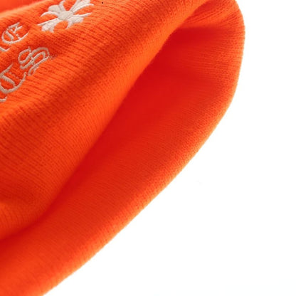 Chrome Hearts Watch Cap Logo Embroidered Beanie Orange Hat
