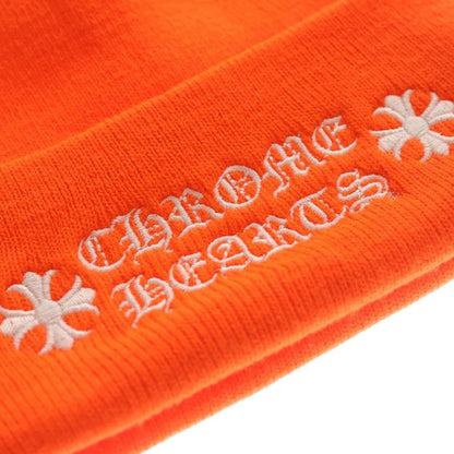 Chrome Hearts Watch Cap Logo Embroidered Beanie Orange Hat
