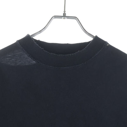 Balenciaga Logo Back Print Crew Neck Short Sleeve T-Shirt Black