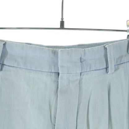 Miu Miu Chambray Denim Pants Blue