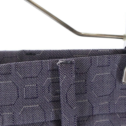 Gucci Wool Allover Pattern Trousers Pants Purple