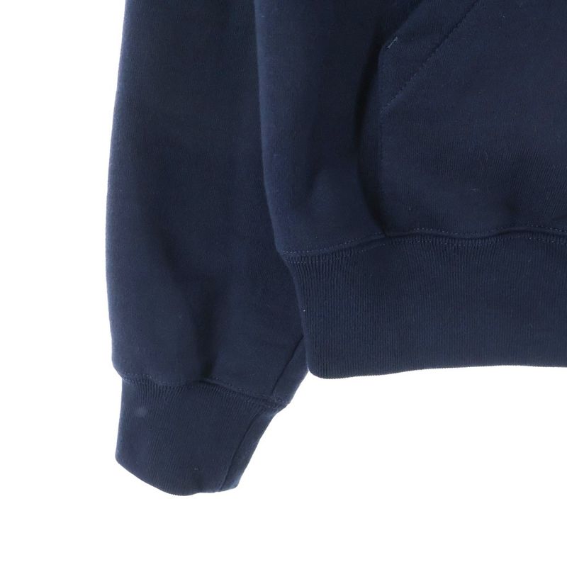 Gucci Logo Embroidery Pullover Hoodie Navy