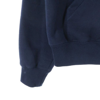 Gucci Logo Embroidery Pullover Hoodie Navy