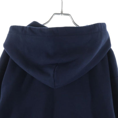 Gucci Logo Embroidery Pullover Hoodie Navy