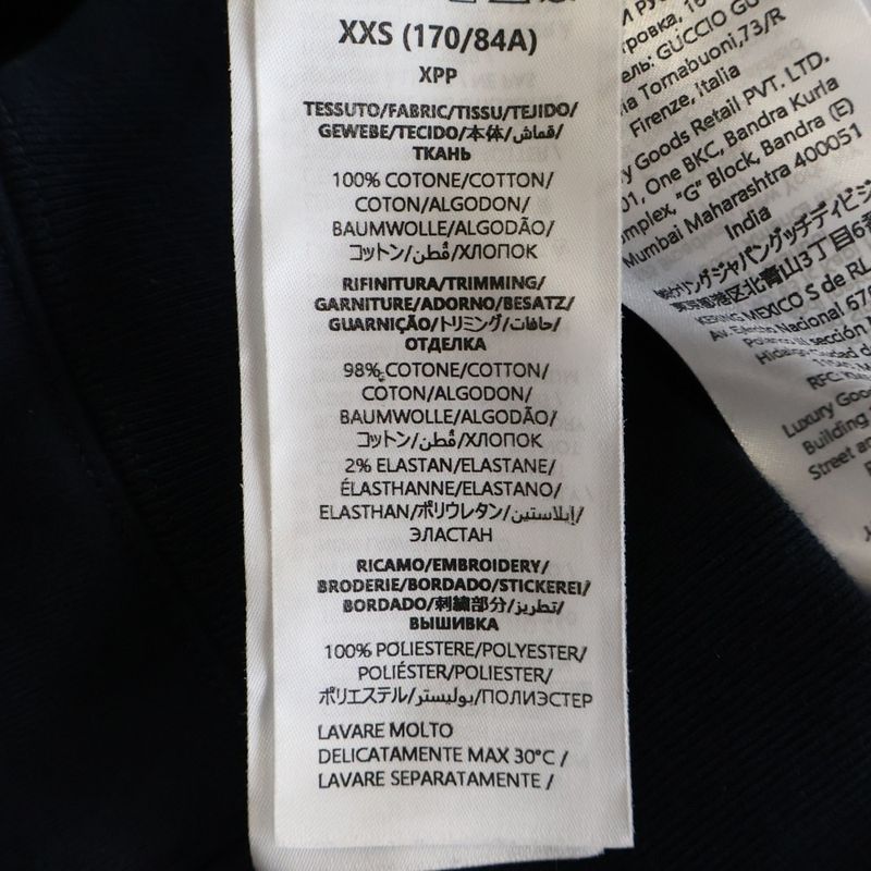 Gucci Logo Embroidery Pullover Hoodie Navy