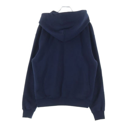 Gucci Logo Embroidery Pullover Hoodie Navy