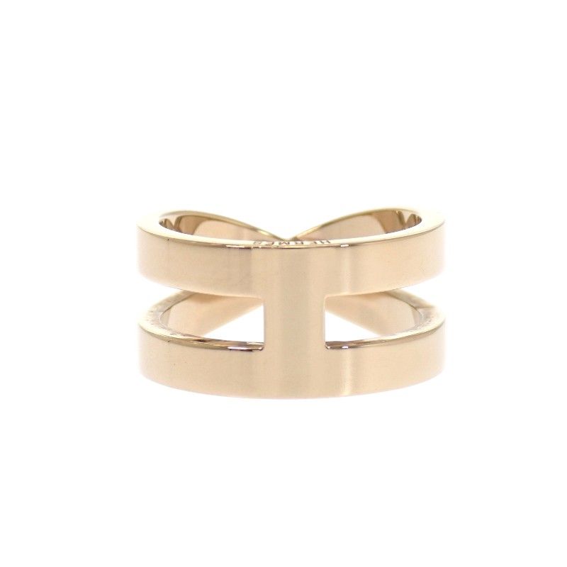 Hermes Ribbon Scarf Ring Bijouterie Fantaisie Metal Gold Juterie Fantasy