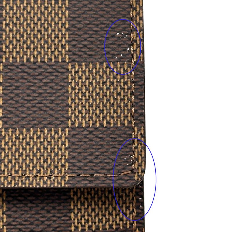 Louis Vuitton Wallet Damier Portefeuille Sarah Ebene Flap Type Classic Adult