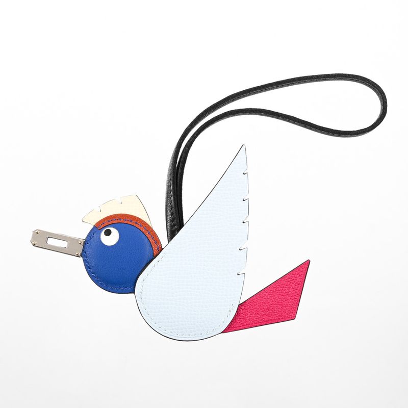 Hermes Charm Birdy Keychain