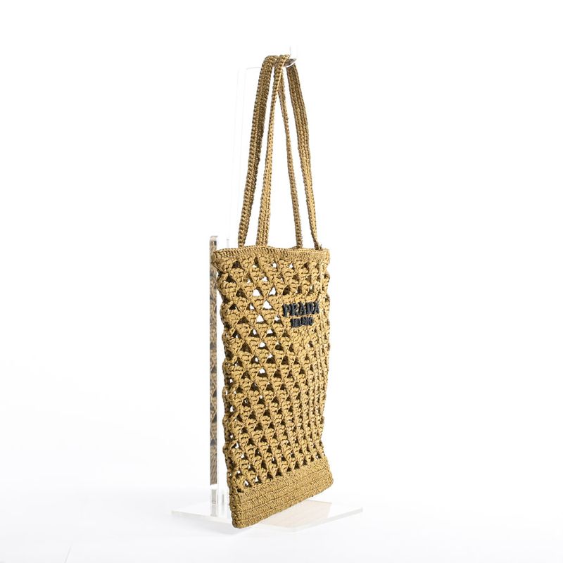 Prada Tote Crochet Totes Green