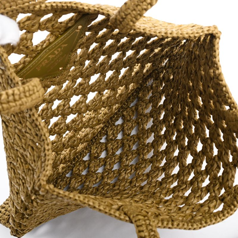 Prada Tote Crochet Totes Green
