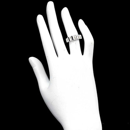 Chanel Profile Camellia Ring 18k WG White Gold 750