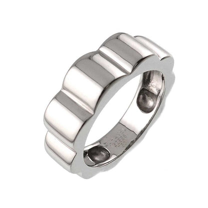 Chanel Profile Camellia Ring 18k WG White Gold 750