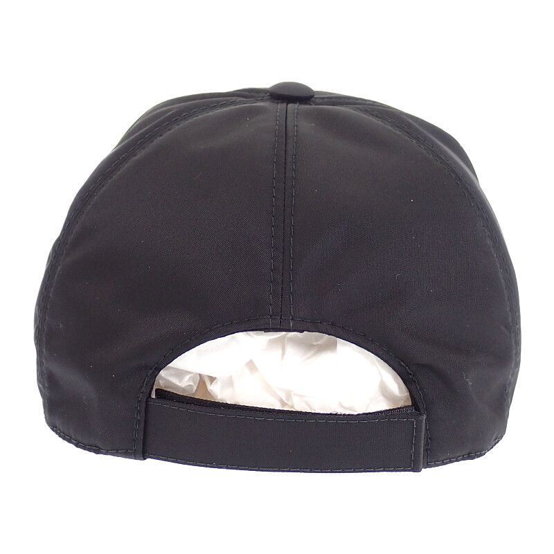 Prada Re-Nylon Baseball Cap S Hat Cap Nylon Black Casual Classic Gift