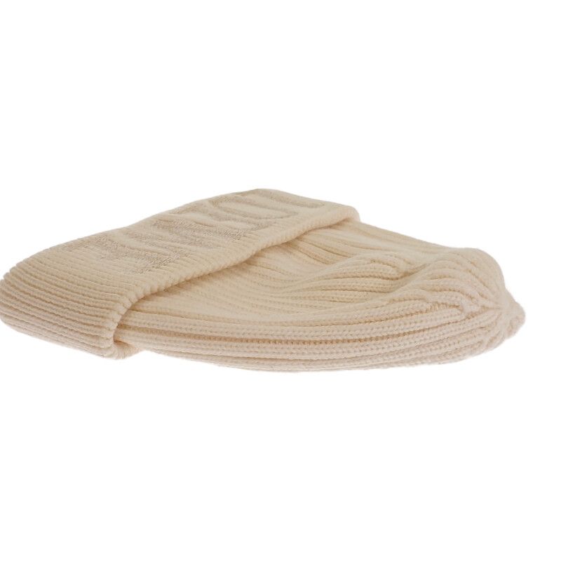 Loewe Beanie Knit Cap Hat Wool Ivory White Going Out Travel