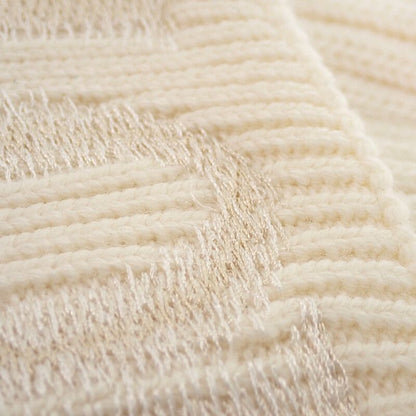 Loewe Beanie Knit Cap Hat Wool Ivory White Going Out Travel