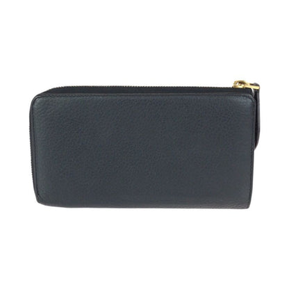 Louis Vuitton Taurillon Portefeuille Comet Black Gold Leather Zip Around Wallet