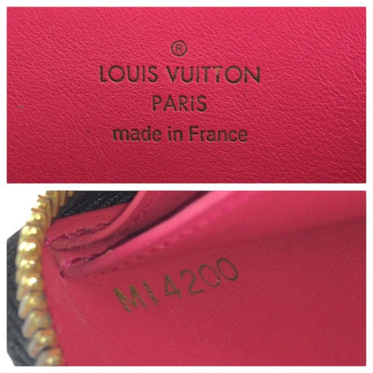 Louis Vuitton Taurillon Portefeuille Comet Black Gold Leather Zip Around Wallet