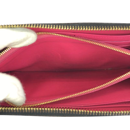 Louis Vuitton Taurillon Portefeuille Comet Black Gold Leather Zip Around Wallet